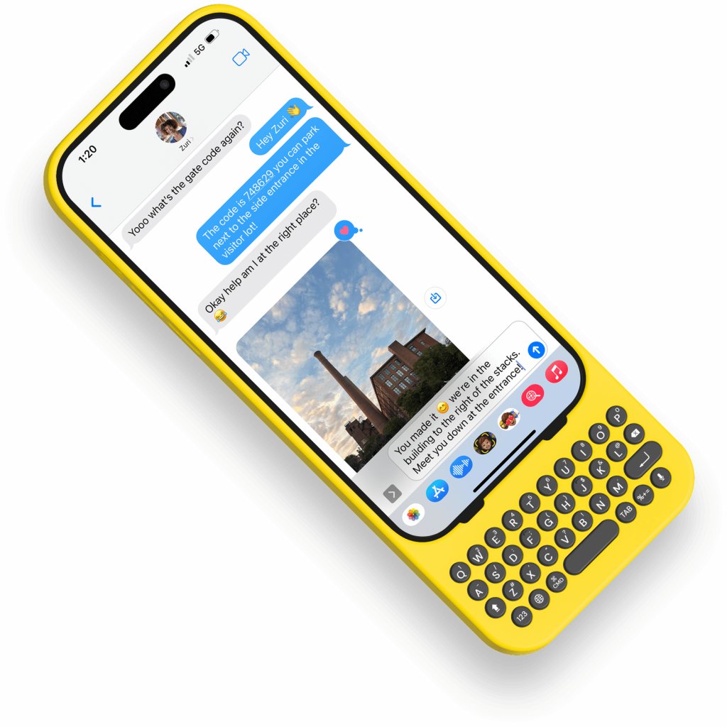 Clicks Creator Keyboard for iPhone