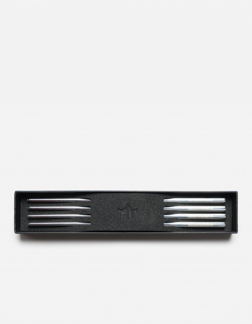 Engraved Metal Chopsticks by Maharishi
