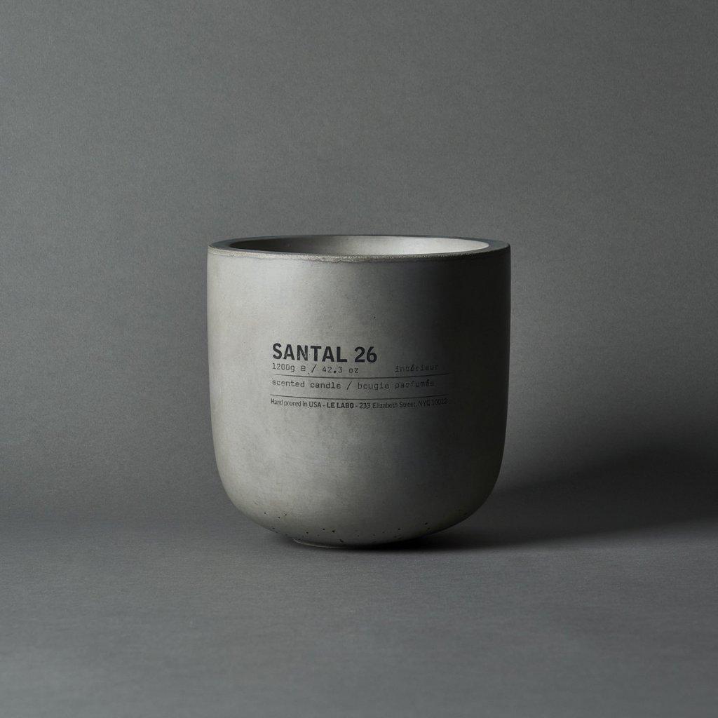 Santal 26 Large Concrete Candle by Le Labo