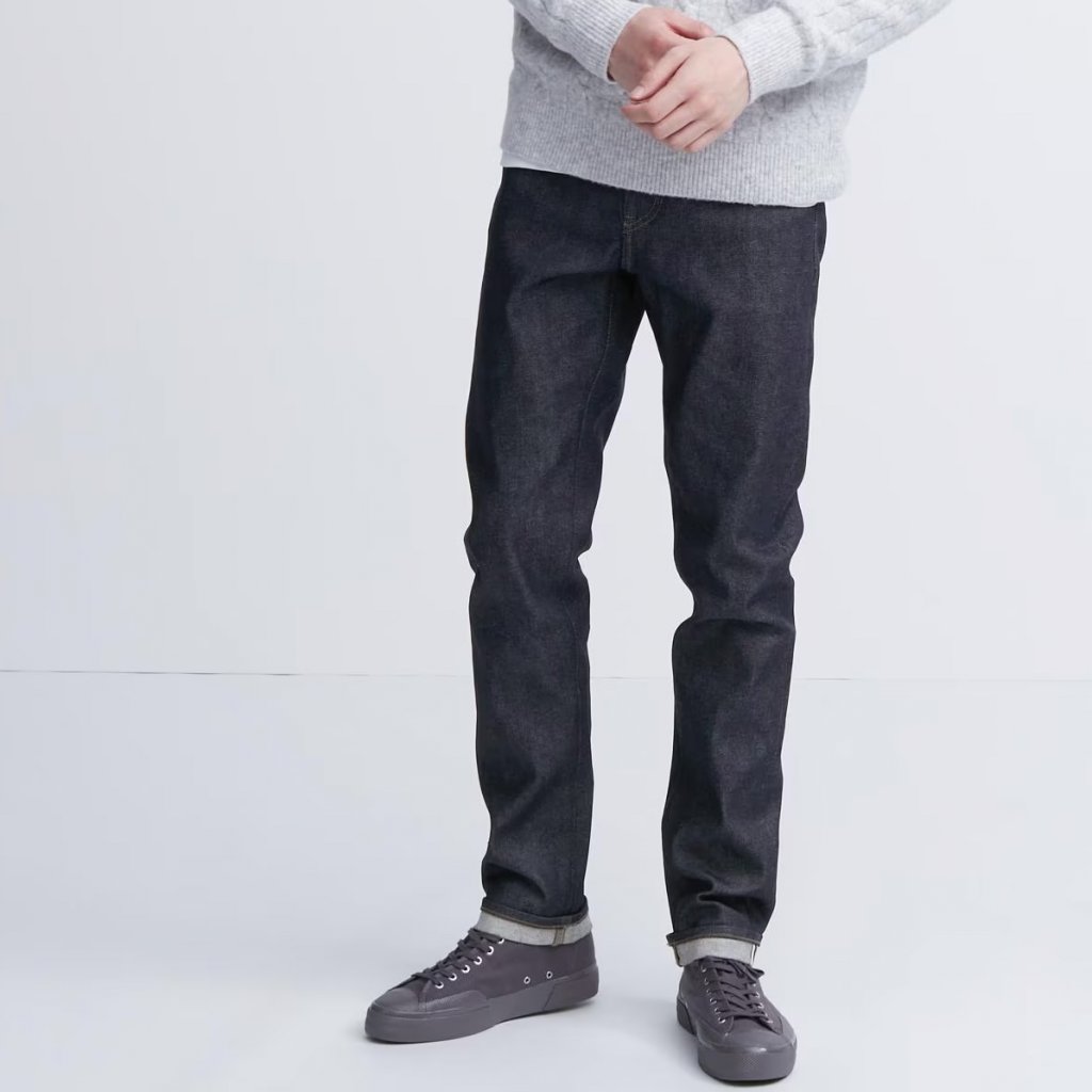 Selvedge Stretch Slim Fit Denim by Uniqlo