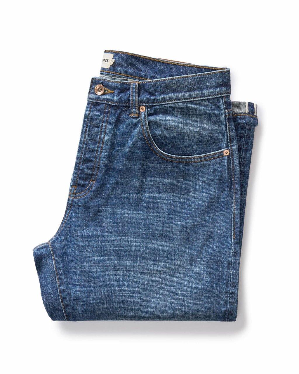 Taylor Stitch The Democratic Slim, Mid-Wash Selvedge Jeans