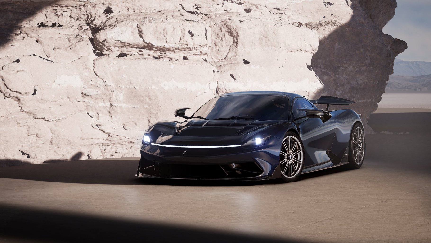 Wayne Enterprises x Pininfarina Battista Dark Knight & Gotham Hypercars