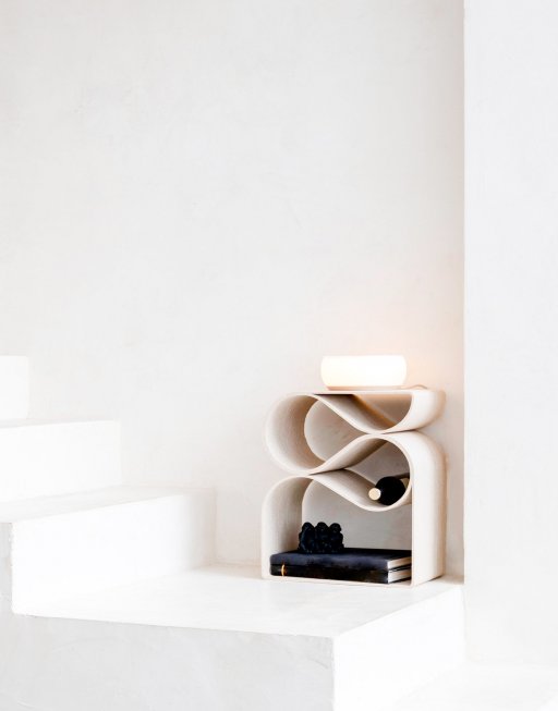 image of Drop Side Table – Wooden furniture by recozy