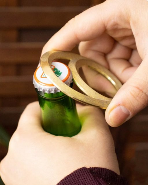 image of Futagami Eclipse Brass Bottle Opener
