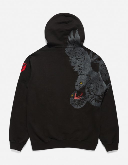 image of Maharishi Eagle vs. Snake Embroidered Hooded Sweat