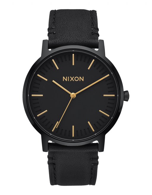 image of Nixon Porter Leather Watch