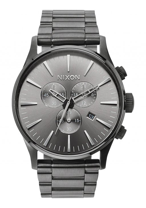 image of Nixon Sentry Chrono Watch (Gunmetal)