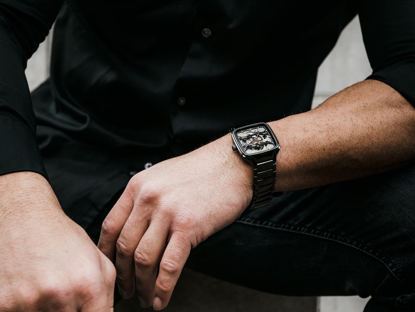 Photo 1 of RADO True Square Automatic Skeleton 38mm Watch
